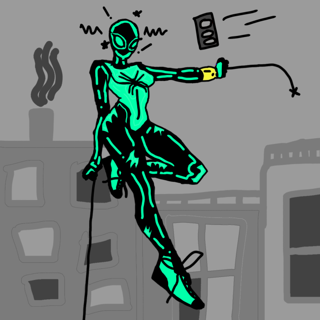 Spiderwoman 2023 in colorless 0200