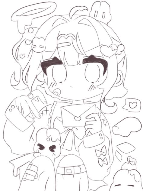 💘💌線画
