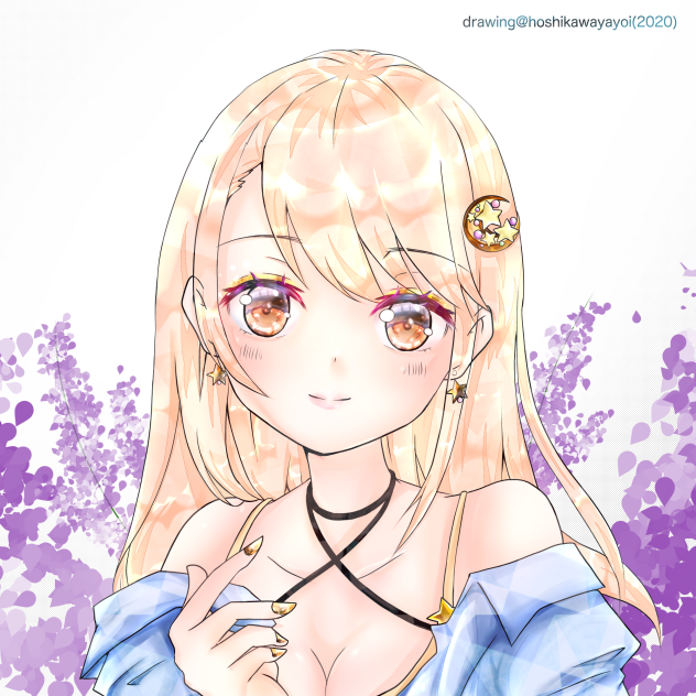 ラベンダー(ぬりえ)