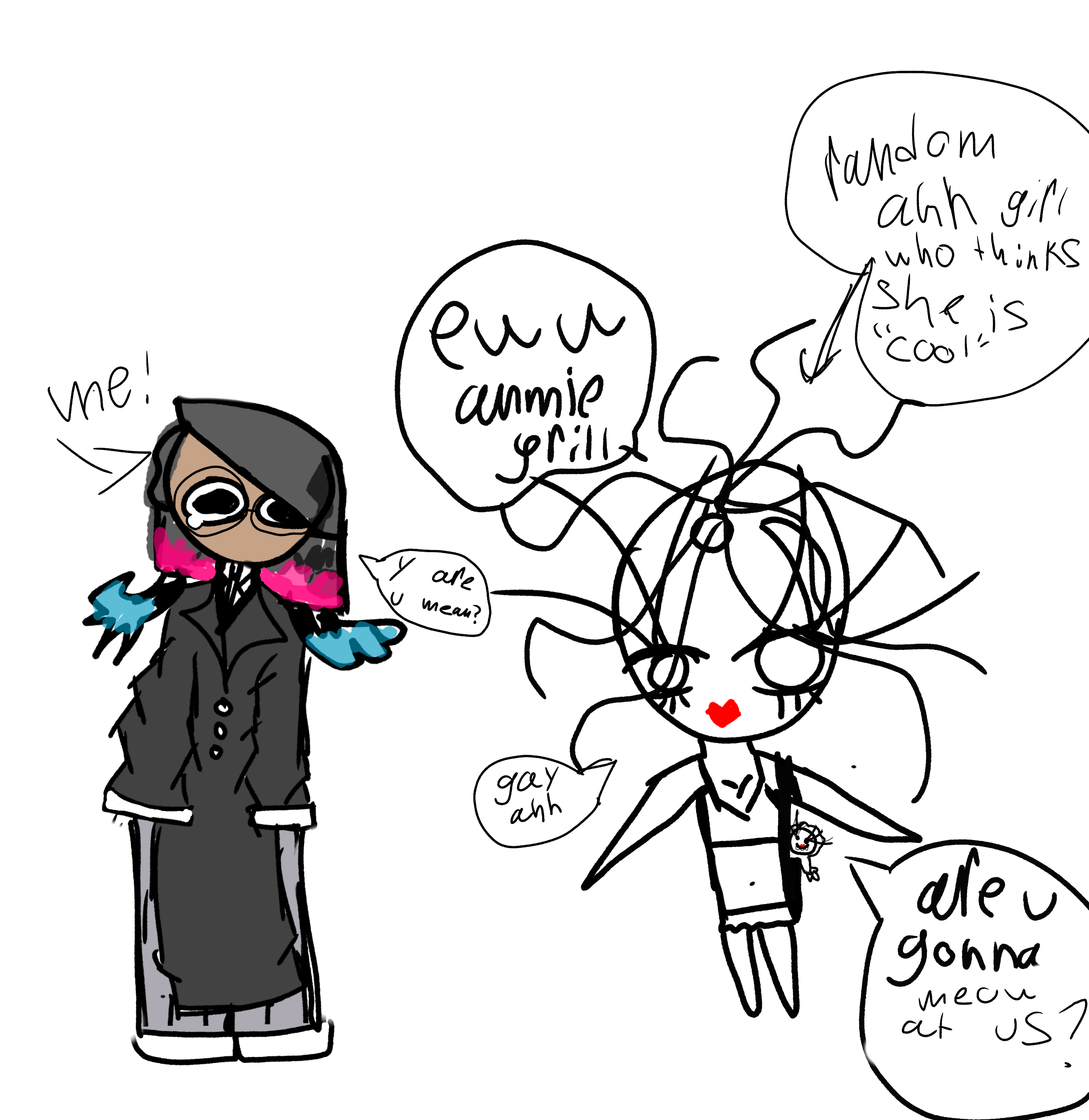 That one girl in my class - ibisPaint
