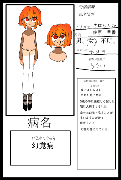 奇病病棟キャラ募集