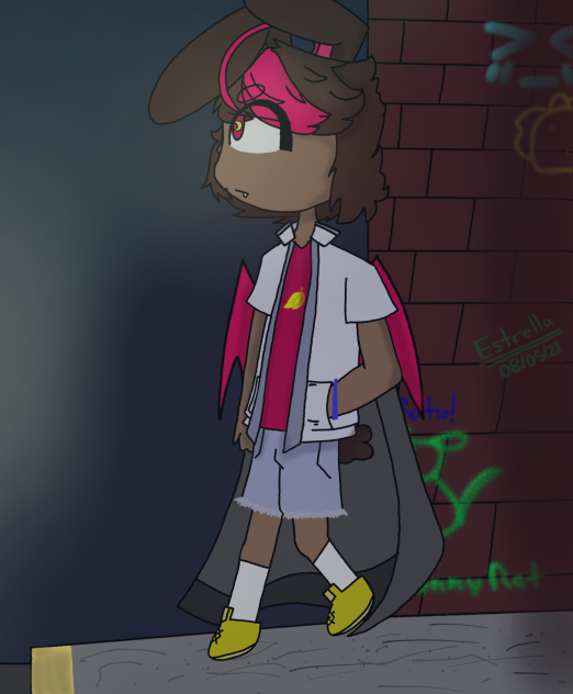Samuel but in the streets at night