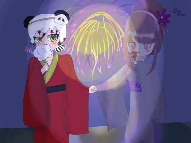 こまみと合作した！