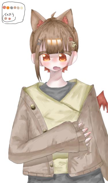さくへ〜！ねあの色ぬった！
