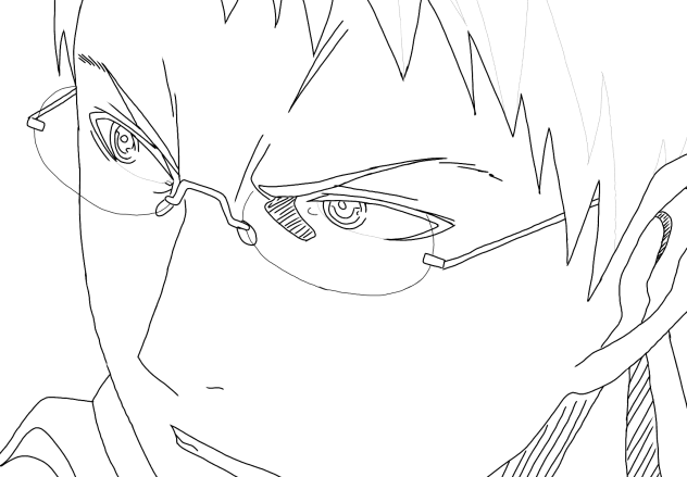 線画　是非塗ってください3
