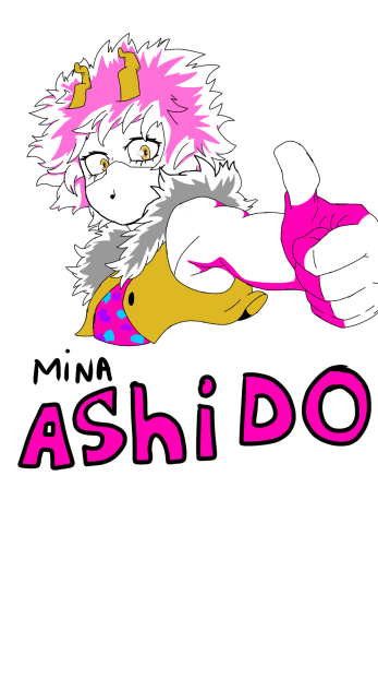 Mina ashido de Boku no hero