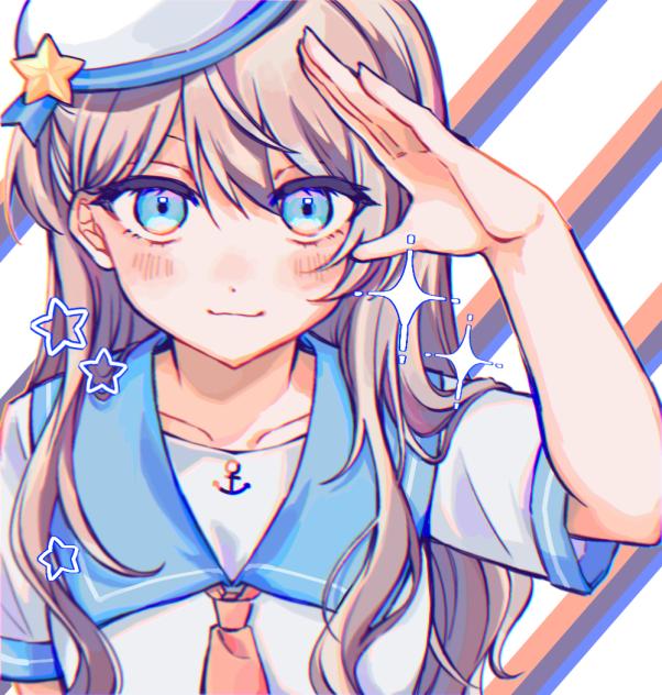 マリン服🧡💙