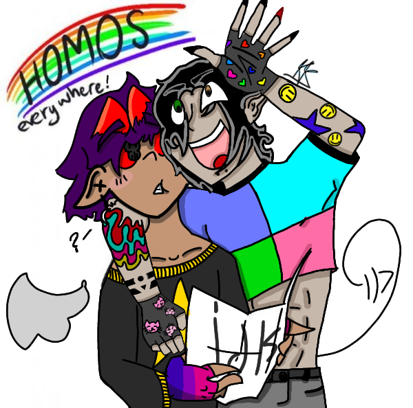 homos are everywhere UvU