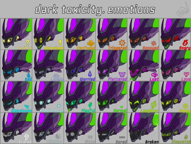 Dark toxicities emotions