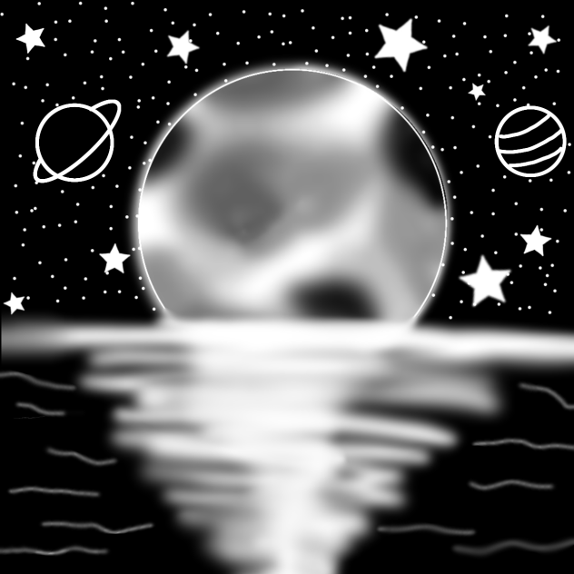 inktober day 20 moon