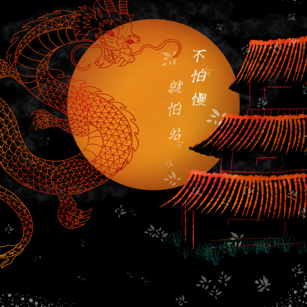 chinese proverb background