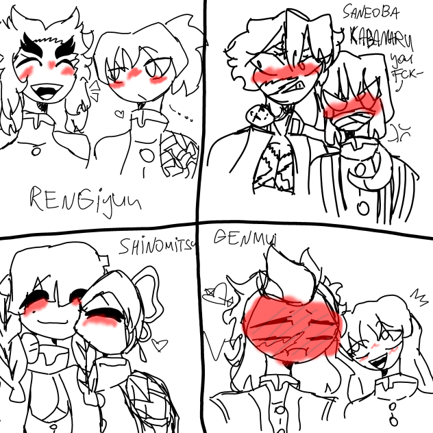 My hashira ships!!🥰