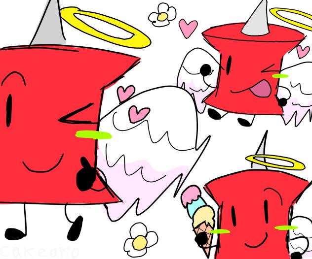 Pin Angel Bfdi Angel Pin, BFDI - ibisPaint