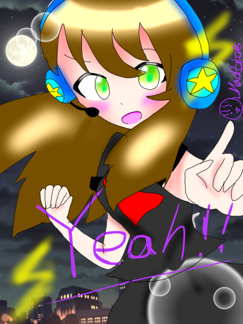 ロックアヤメちゃん描いてみた⚡️