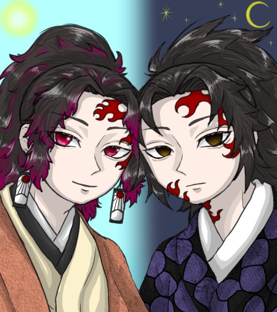 日と月