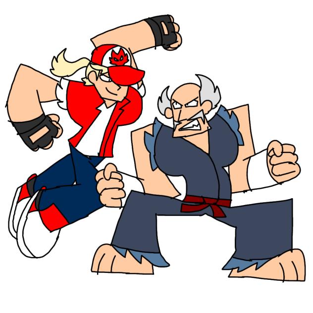 Terry Bogard VS Heihachi Mishima