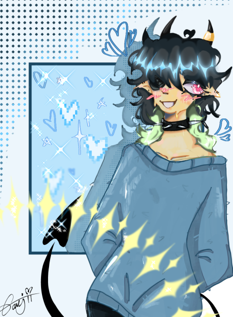 Trying out a new style - ibisPaint