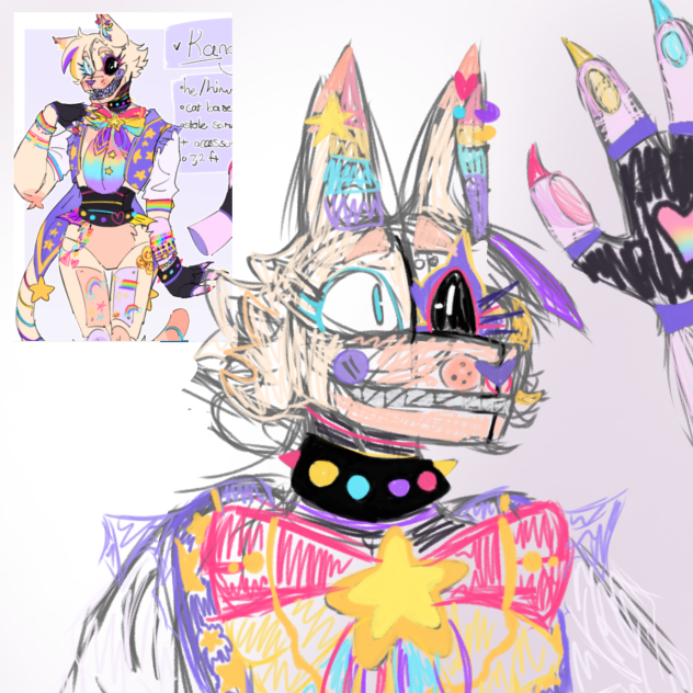 fanart 4 krispee🩷💜🩵💛