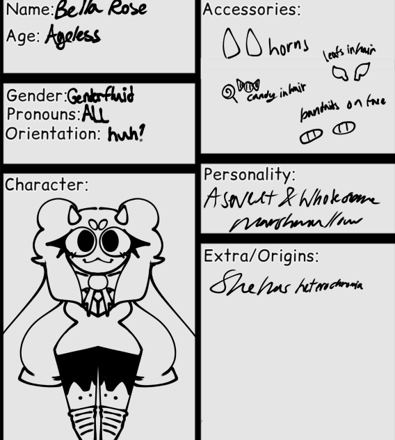 wow character sheet 🤯 - ibisPaint