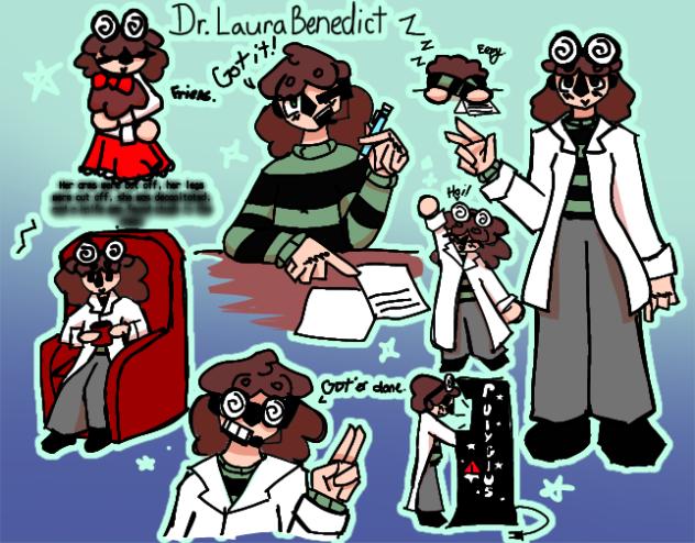 Dr. Laura Benedict (But colored)
