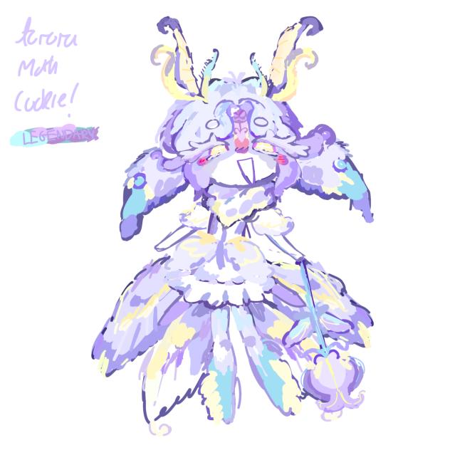 Aurora moth cookie!