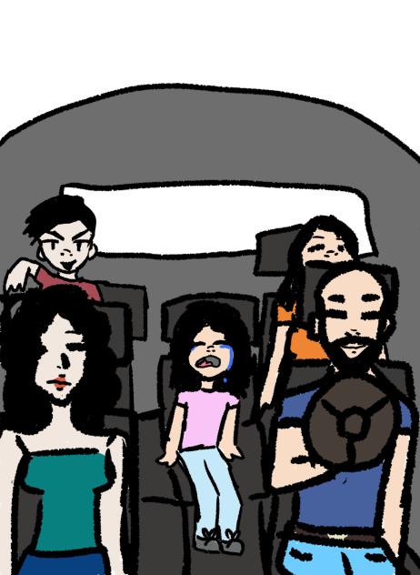 The car ride 😬