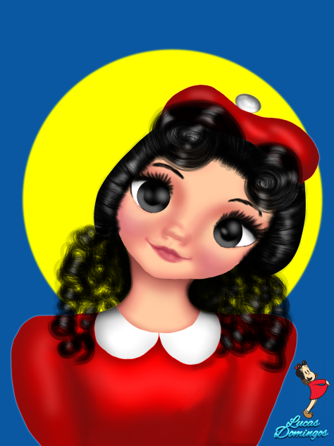 referência da personagem luluzinha.