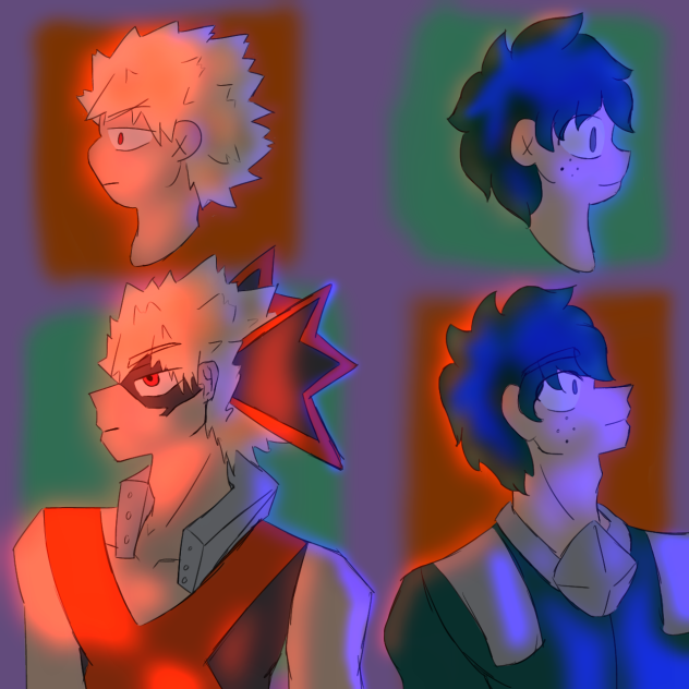 Bakugo and  Deku