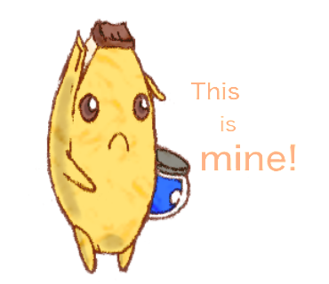 バナナちゃんスタンプその2