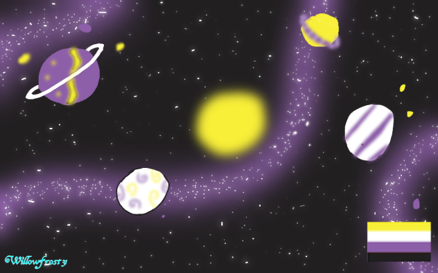NonBinary flag art