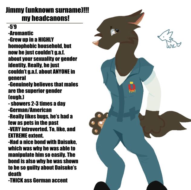 ANTHROPOMORPHIC JIMMY! (wolf)