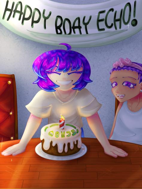 Happy Birthday, Echo 🩵 (And me 🌝)