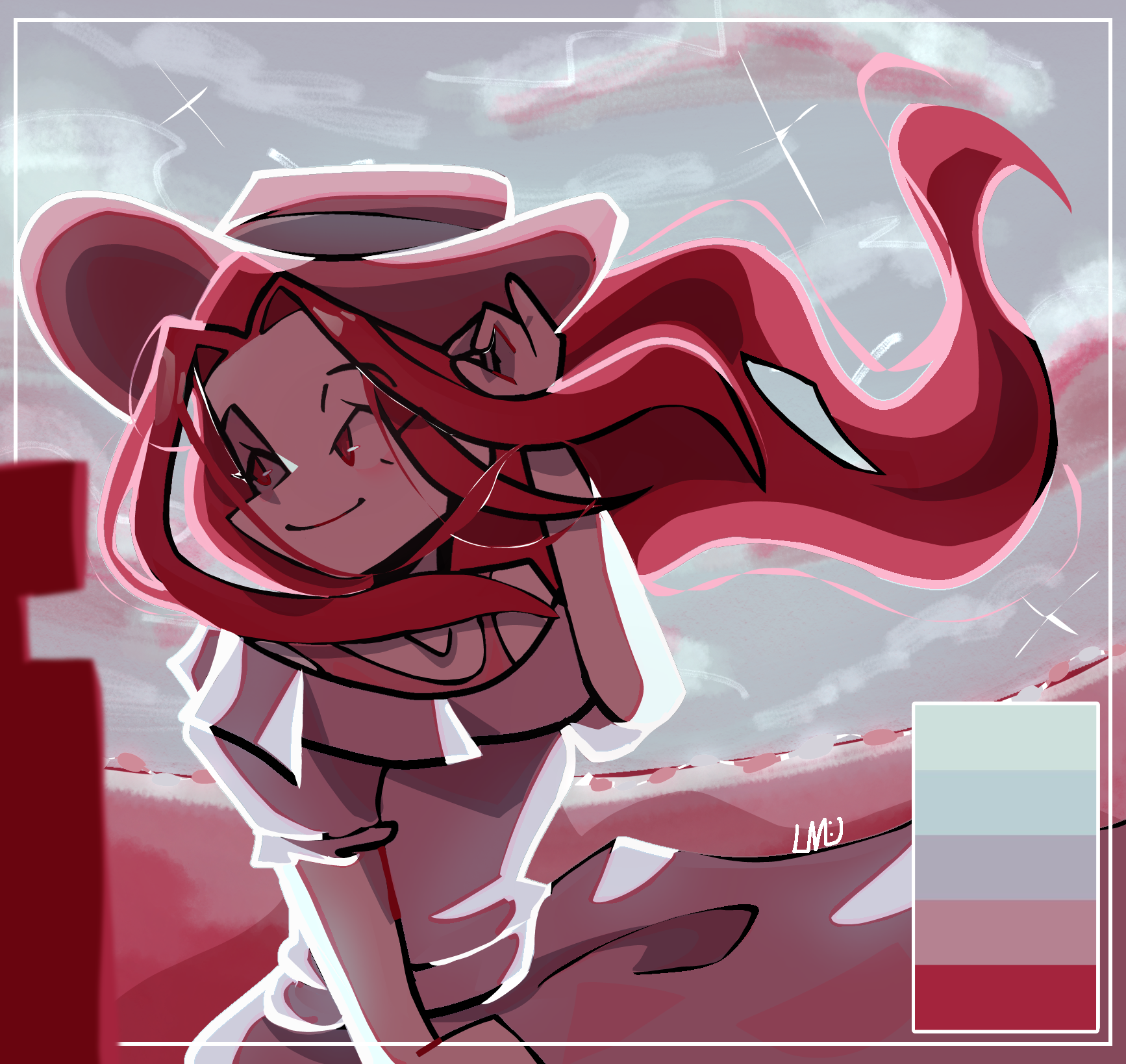 Red and Blue - ibisPaint