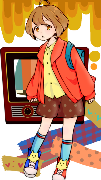 子供心に任せて塗ってみた