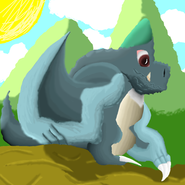 StrangeCreatures  mountain autumn dragon