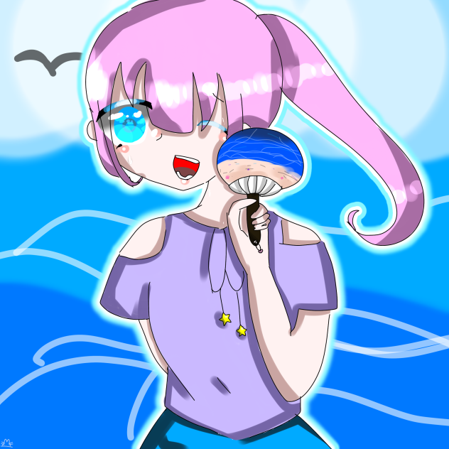 「あっついねぇ！」