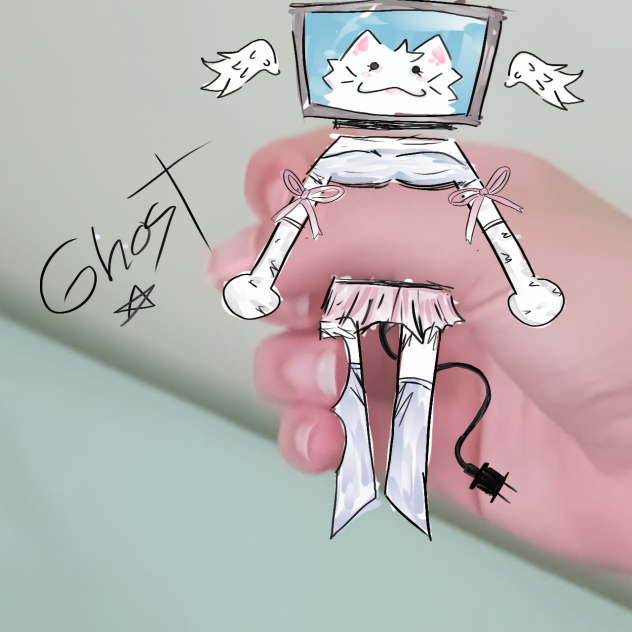 holding my oc Ronni 😼✨️