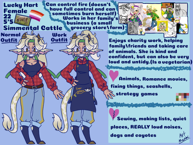 Lucky character sheet