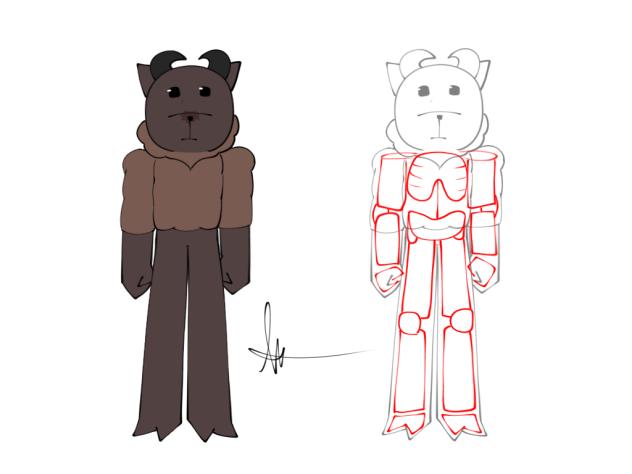 Ovis body ref and skeletal practice