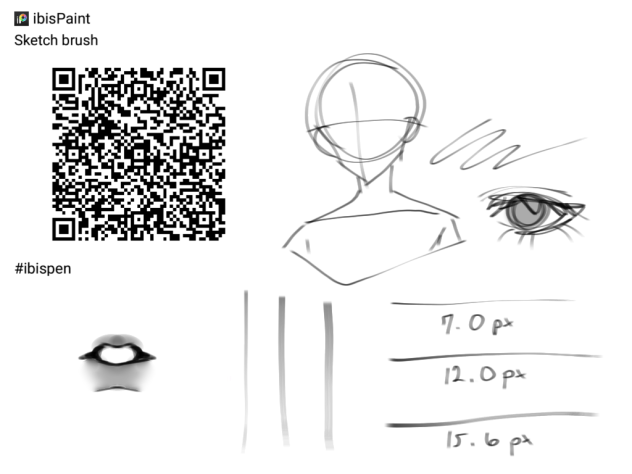 qr 👉sketch brush✍️