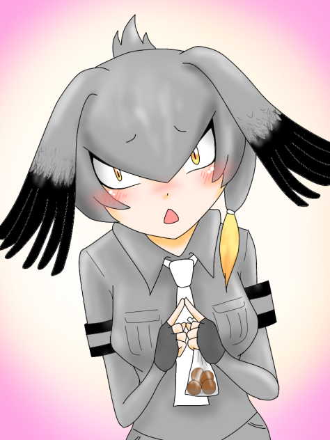 バレンタインハシビロコウ