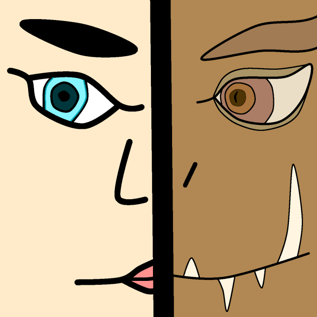 Humans and Orcs  人類與獸人