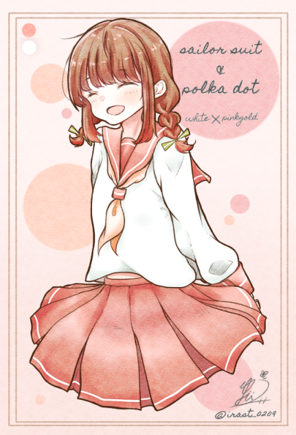 sailor suit & polka dot
