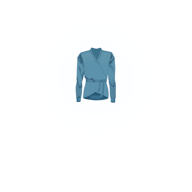 Blazer side knot