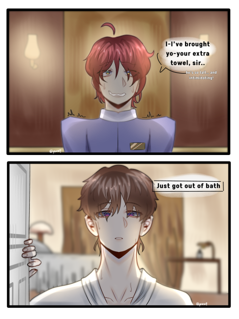 vip x roomboy AU