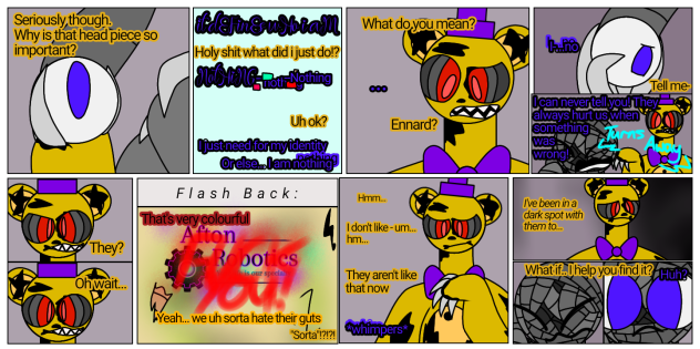 N-o Closure. p2 FNaF fanmade comic