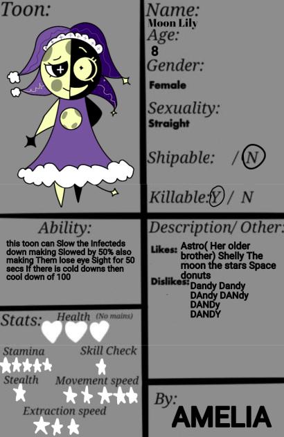 comic oc meet Moon Lily