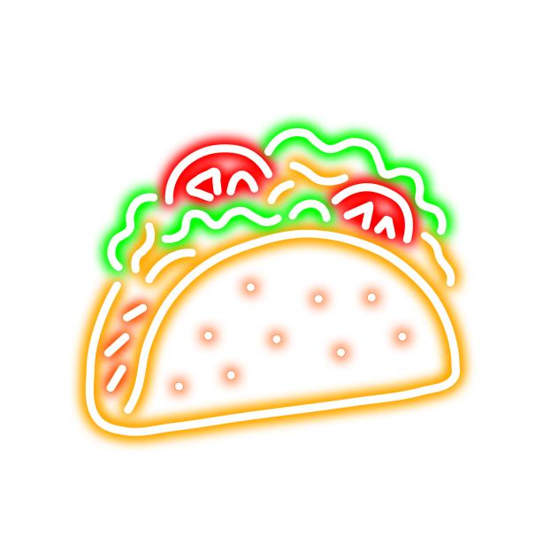 Taco Neon Icon 1