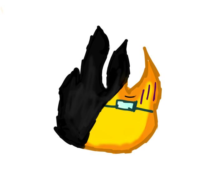 A fanart emoji for someone...🧡💛🧡💛🧡🔥