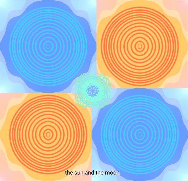 sun and moon - ibisPaint
